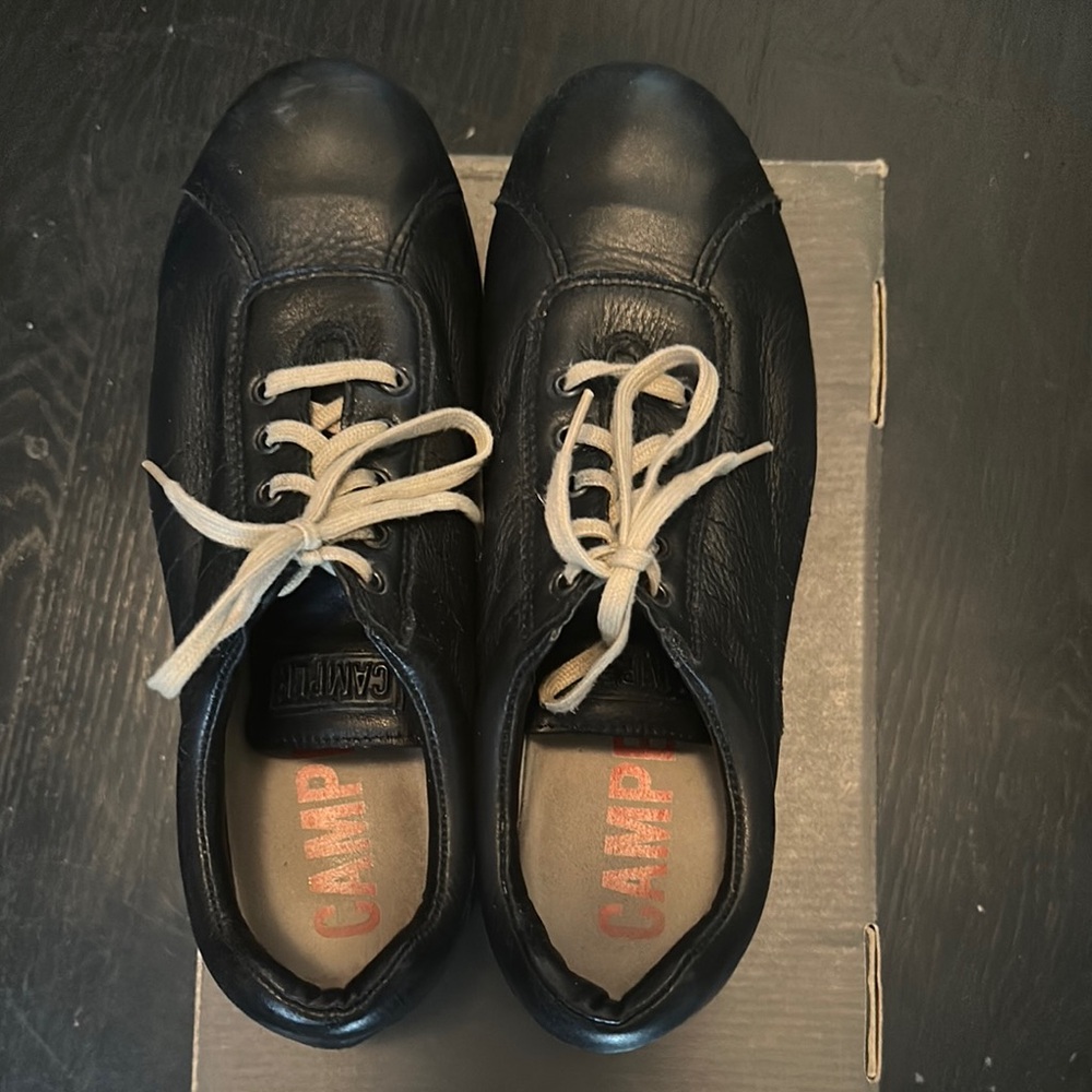 Camper Black Sneakers Leather Casual